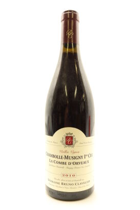 (1) 2010 Domaine Bruno Clavelier La Combe d'Orveaux Vieilles Vignes, Chambolle-Musigny Premier Cru