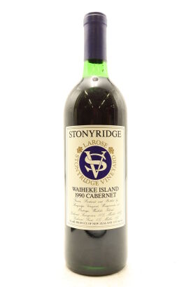 (1) 1990 Stonyridge Larose, Waiheke Island