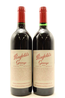 (2) 1996 Penfolds Grange Bin 95, Australia [JR18] [RP95] [WE96] [JO98]