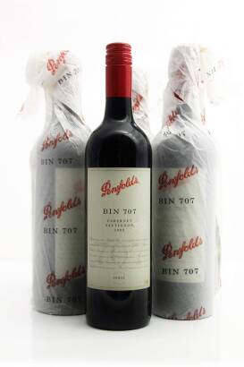 (6) 2008 Penfolds Bin 707 Cabernet Sauvignon