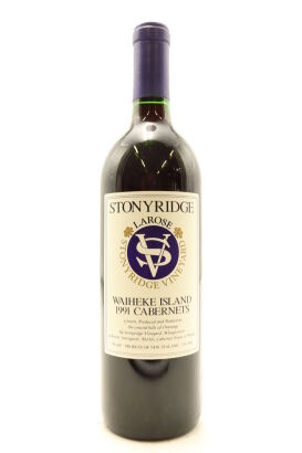 (1) 1991 Stonyridge Vineyard Larose, Waiheke Island