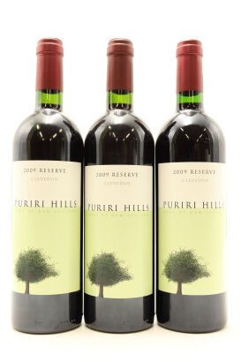 (3) 2009 Puriri Hills Reserve Merlot Cabernet Franc Carmenere, Auckland [BC95]