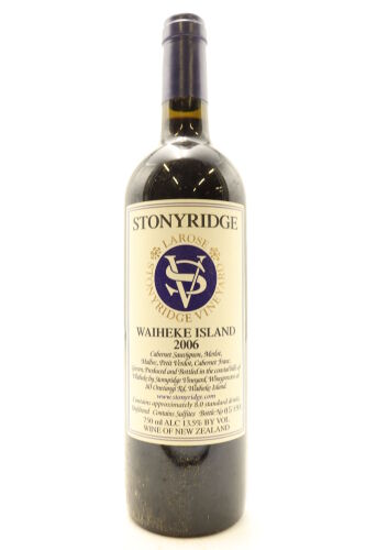 (1) 2006 Stonyridge Vineyard Larose, Waiheke Island