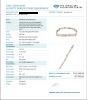 18ct White Gold Modern Diamond Gate Bracelet of 4.26cts - 5