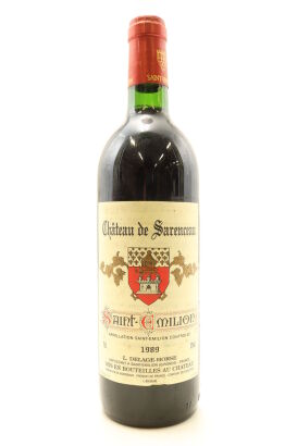 (1) 1989 Chateau de Sarenceau, Saint-Emilion