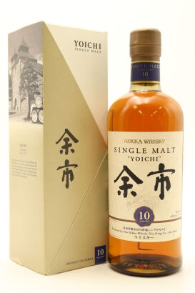 (1) Nikka Yoichi 10 Year Old Single Malt Whisky, 45% ABV