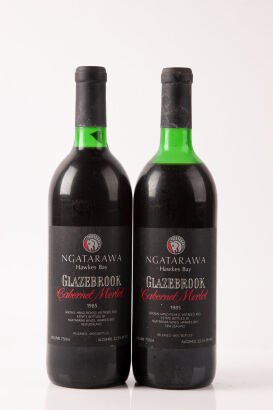 (2) 1985 Ngatarawa Glazebrook Cabernet Merlot, Hawkes Bay