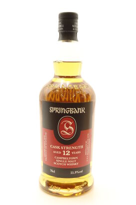 (1) Springbank 12 Year Old Cask Strength Single Malt Scotch Whisky, 55.9% ABV