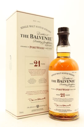 (1) The Balvenie PortWood 21 Year Old Single Malt Scotch Whisky, 40% ABV