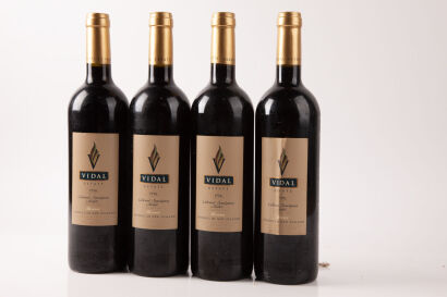 (4) 1998 Vidal Estate Reserve Cabernet Sauvignon Merlot, Hawkes Bay