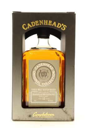 (1) Cadenhead's Craigellachie-Glenlivet 12 Year Old Single Malt Scotch Whisky, 46% ABV