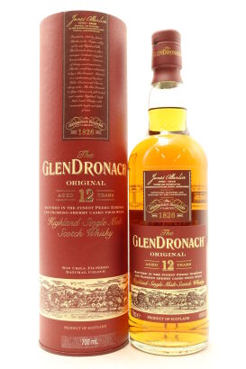 (1) Glendronach 12 Year Old Single Malt Scotch Whisky, 43% ABV