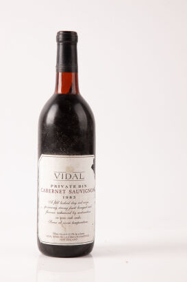 (1) 1983 Vidal Private Bin Cabernet Sauvignon, Hawkes Bay