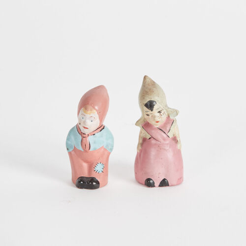 A Pair of Spartan Salt and Pepper Shakers