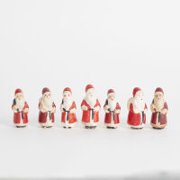 A Collection of Seven Spartan Santa Clauses