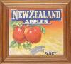 Two New Zealand Pears and Apples Framed Prints Plus 1950 'Calvert' the Magician Poster - 2