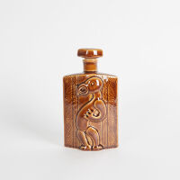 A Parker Pottery Lincoln Wines Liqueur Bottle