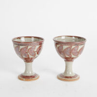 A Pair of Nicholas Brandon Goblets