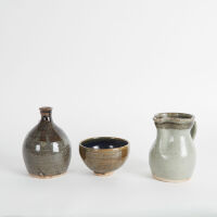 Three Paul Lorimer Pottery Pieces