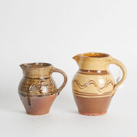 Two Nick Stather Coffee Jugs