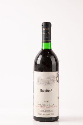 (1) 1979 Krondorf Cabernet Sauvignon, McLaren Vale