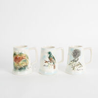 A Trio of New Zealand Bird Mugs by Titian Studios