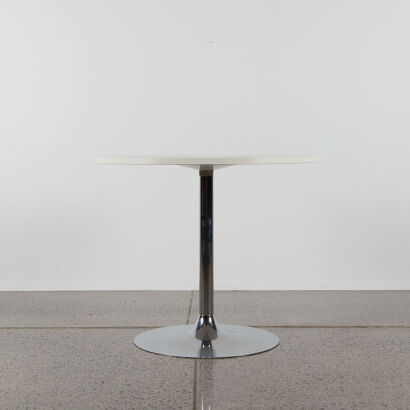 A Backhouse Chrome Tulip Table