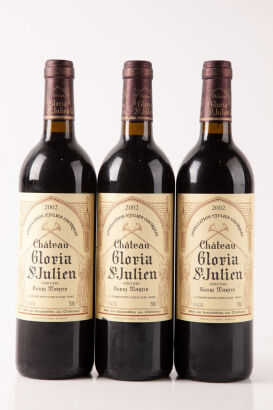 (3) 2002 Chateau Gloria, St Julien