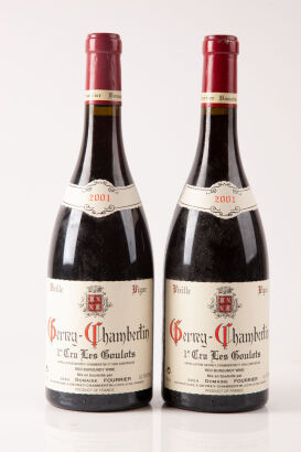 (2) 2001 Domaine Fourrier Gevrey-Chambertin 1er Cru Les Goulots Vieille Vignes