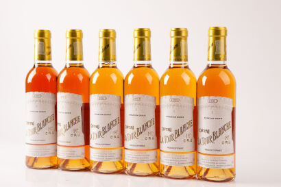 (6) 2001 Chateau La Tour Blanche 375ml, Sauternes