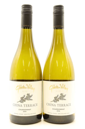 (2) 2016 Gibbston Valley China Terrace Chardonnay, Central Otago