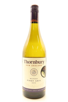 (1) 2019 Thornbury Waipara Pinot Gris, New Zealand