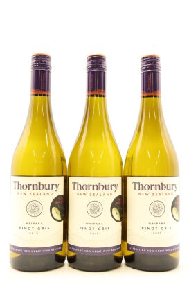 (3) 2019 Thornbury Waipara Pinot Gris, Waipara