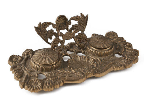 A&nbsp;French Brass Ink Stand