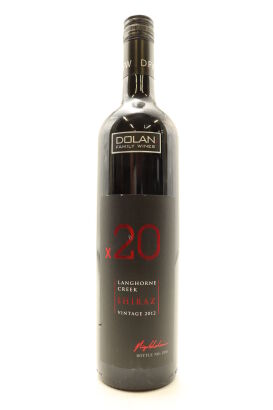 (1) 2012 Dolan Family Wines X20 Shiraz, Langhorne Creek