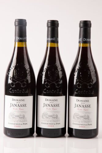 (3) 2003 Domaine de la Janasse Chateauneuf-du-Pape Vieilles Vignes