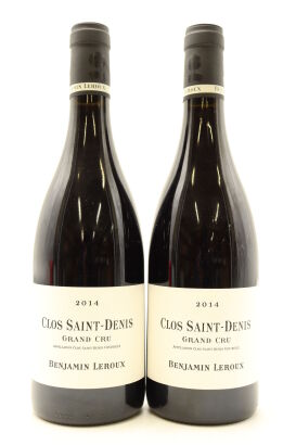 (2) 2014 Benjamin Leroux Clos Saint-Denis Grand Cru, Cote de Nuits [JR16.5]