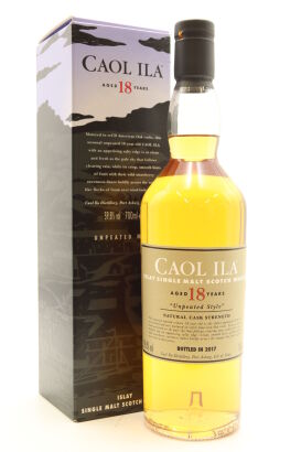 (1) Caol Ila Unpeated Style Natural Cask Strength 18 Year Old Single Malt Scotch Whisky (Bottled in 2017), 59.8% ABV