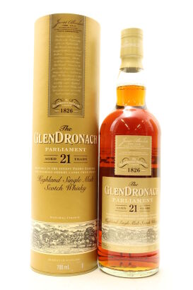 (1) Glendronach 2021 Parliament 21 Year Old Single Malt Scotch Whisky, 48% ABV