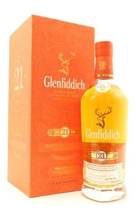 (1) Glenfiddich Reserva Rum Cask Finish 21 Year Old Single Malt Scotch Whisky, 40% ABV