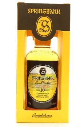 (1) Springbank 2021 Local Barley 10 Year Old Single Malt Scotch Whisky, 51.6% ABV