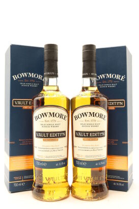 (2) Bowmore Vault Edition First Release, Islay Single Malt Scotch Whisky, 51.5% ABV