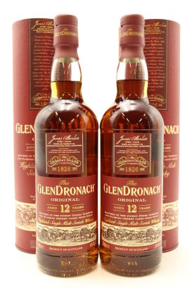 (2) Glendronach 12 Year Old Single Malt Scotch Whisky, 43% ABV