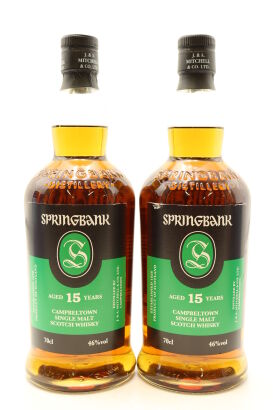 (2) Springbank 15 Year Old Single Malt Scotch Whisky, 46% ABV