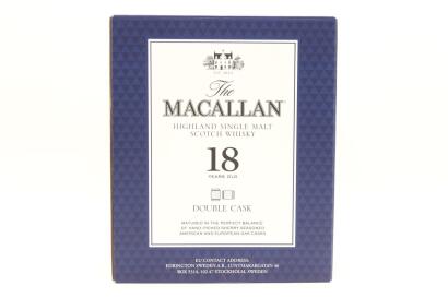 (6) The Macallan 18 Year Old Double Cask Single Malt Whisky, 43% ABV