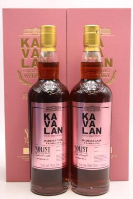 (1) Kavalan Solist Madeira Cask Single Malt Whisky, Taiwan, 57.1% ABV