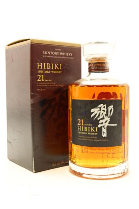 (1) Hibiki 21 Year Old Blended Japanese Whisky, 43% ABV