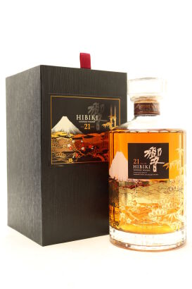 (1) Hibiki 21 Year Old Kacho Fugetsu Limited Edition Blended Japanese Whisky, 43% ABV, (GB)