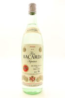 (1) Bacardi Superior Light Dry Premium White Rum Circa 1980s, Mexico 750ml 40% ABV