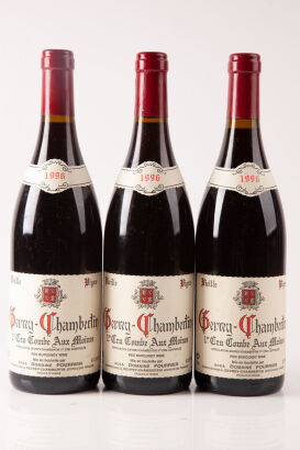 (3) 1996 Domaine Fourrier Gevrey-Chambertin 1er Cru Combes aux Moines Vieille Vignes, Cote de Nuits  